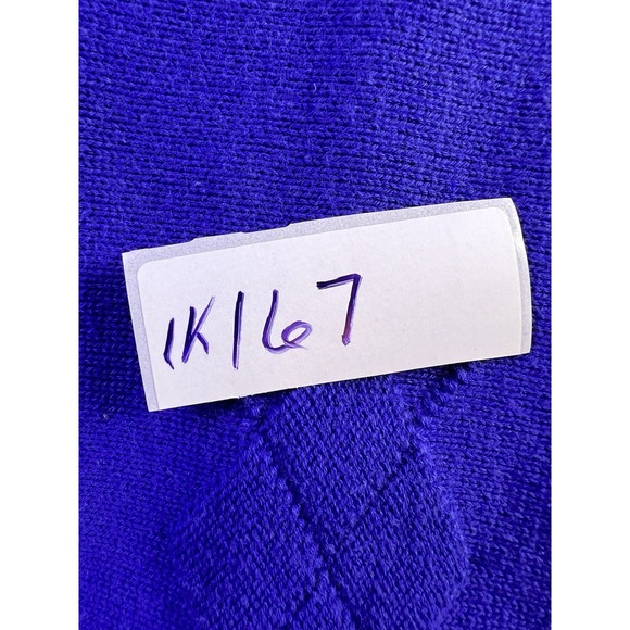 Polo Golf Ralph Lauren Vest Men's L The Ocean Course Kiawah Silk Blend Purple - Picture 9 of 9